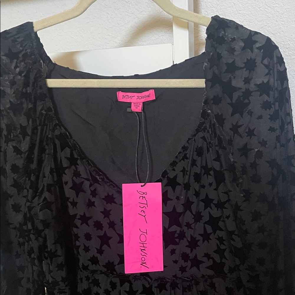 Betsey Johnson Star Burnout Dress - Picture 5 of 10